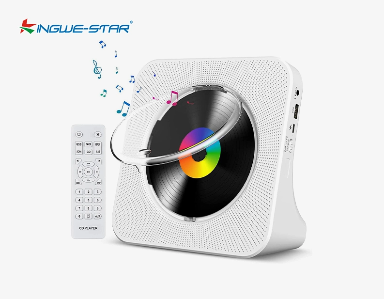 Portable Bluetooth Desktop CD Player